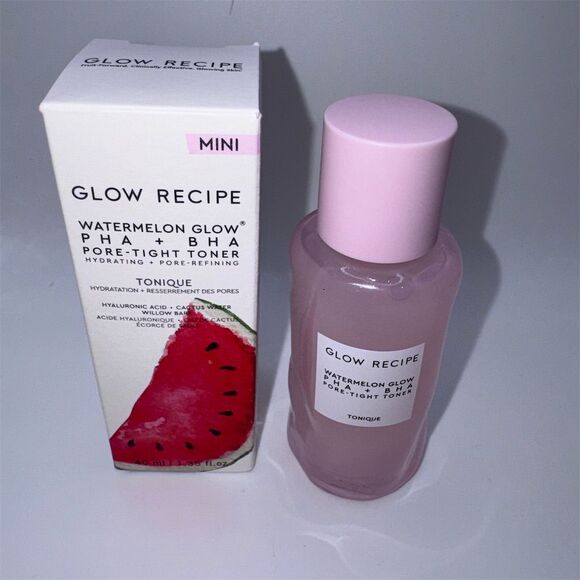 Glow Recipe Other - New Glow Recipe Watermelon Glow PHA + BHA‎ Pore-Tight Toner Mini 40ml